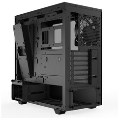 be quiet! Pure Base 500DX Case, Black, Mid Tower, 1 x USB 3.2 Gen 1 Type-A / 1 x USB 3.2 Gen 2 Type-C, Tempered Glass Side Window Panels, 3 x Pure Wings 2 140mm Black PWM Fans Included, ARGB LED Lighting Front Mesh Panel