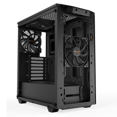 be quiet! Pure Base 500DX Case, Black, Mid Tower, 1 x USB 3.2 Gen 1 Type-A / 1 x USB 3.2 Gen 2 Type-C, Tempered Glass Side Window Panels, 3 x Pure Wings 2 140mm Black PWM Fans Included, ARGB LED Lighting Front Mesh Panel