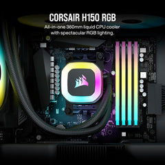 Corsair H150 RGB 360mm Liquid CPU Cooler