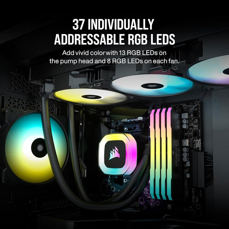 Corsair H150 RGB 360mm Liquid CPU Cooler