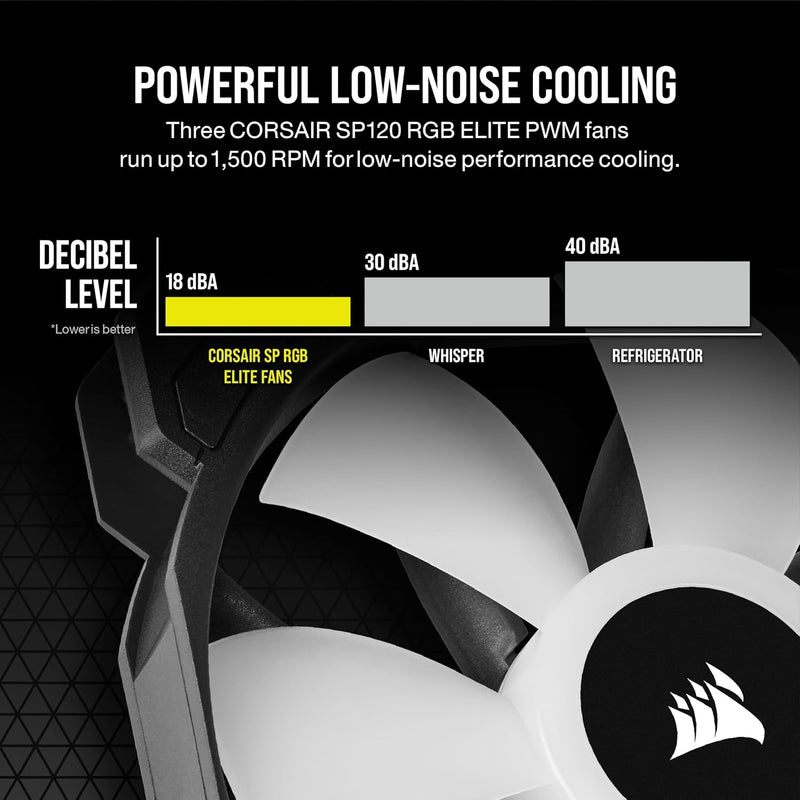 Corsair H150 RGB 360mm Liquid CPU Cooler