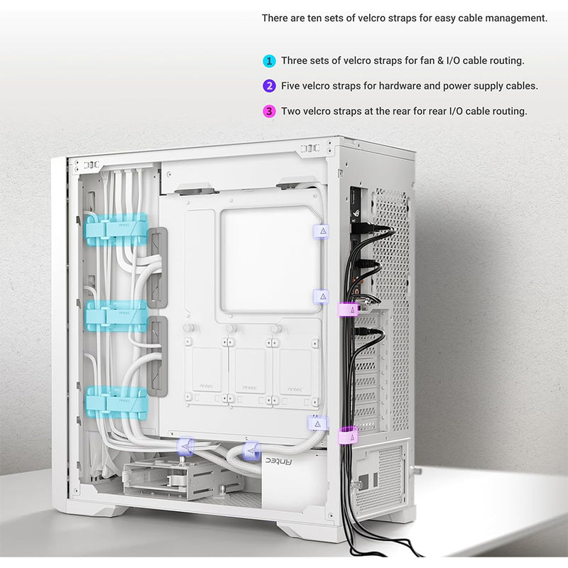 Antec Performance 1 Full Tower Gaming Case - White