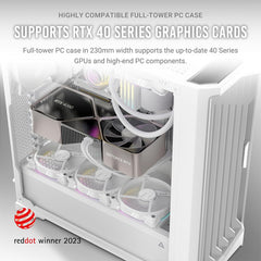 Antec Performance 1 Full Tower Gaming Case - White