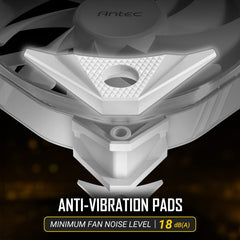 Antec Fusion 120mm ARGB 5 Fan Pack with Controller - White