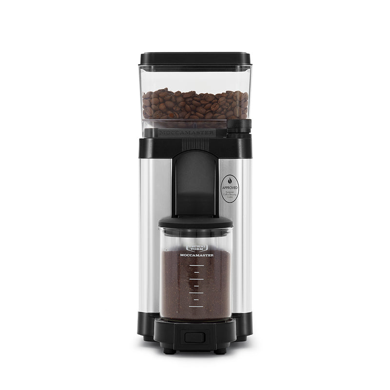 Moccamaster KM5 Burr Coffee Grinder - Polished Silver