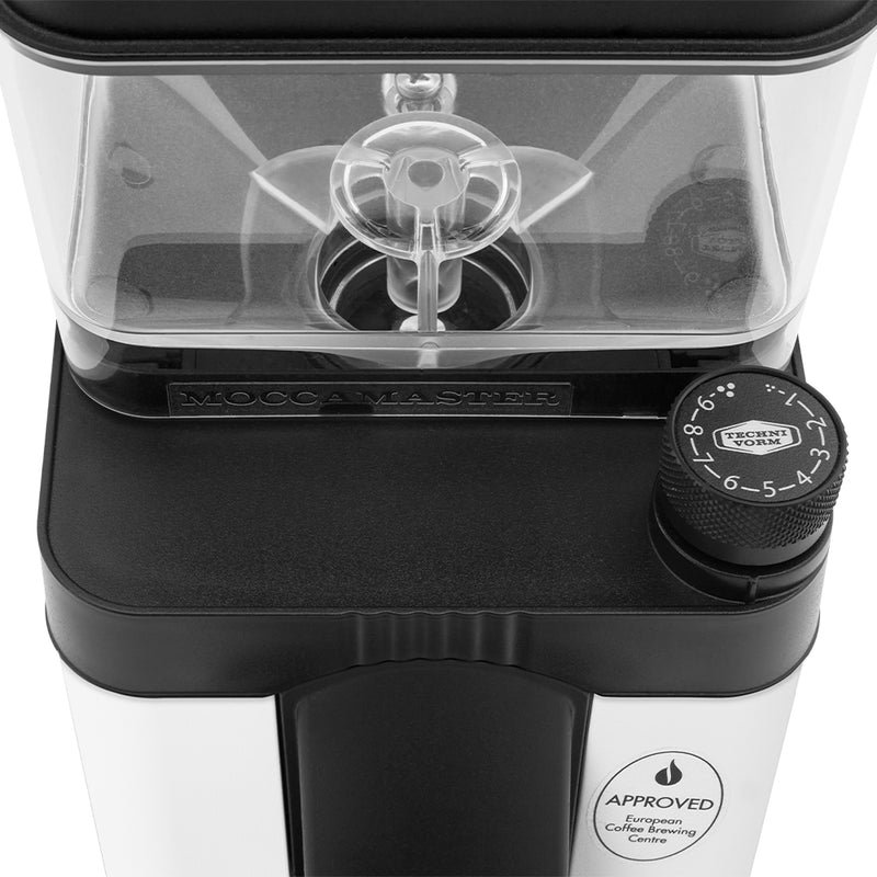 Moccamaster KM5 Burr Coffee Grinder - Matte White