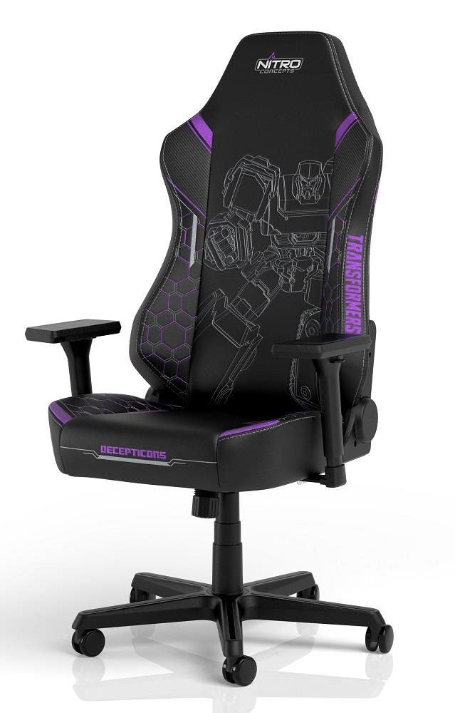 Nitro Concepts X1000 Gaming Chair - Transformers Decepticons Edition