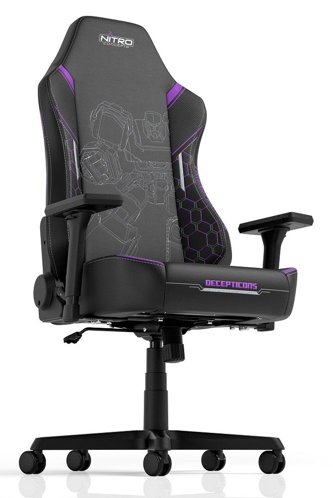 Nitro Concepts X1000 Gaming Chair - Transformers Decepticons Edition