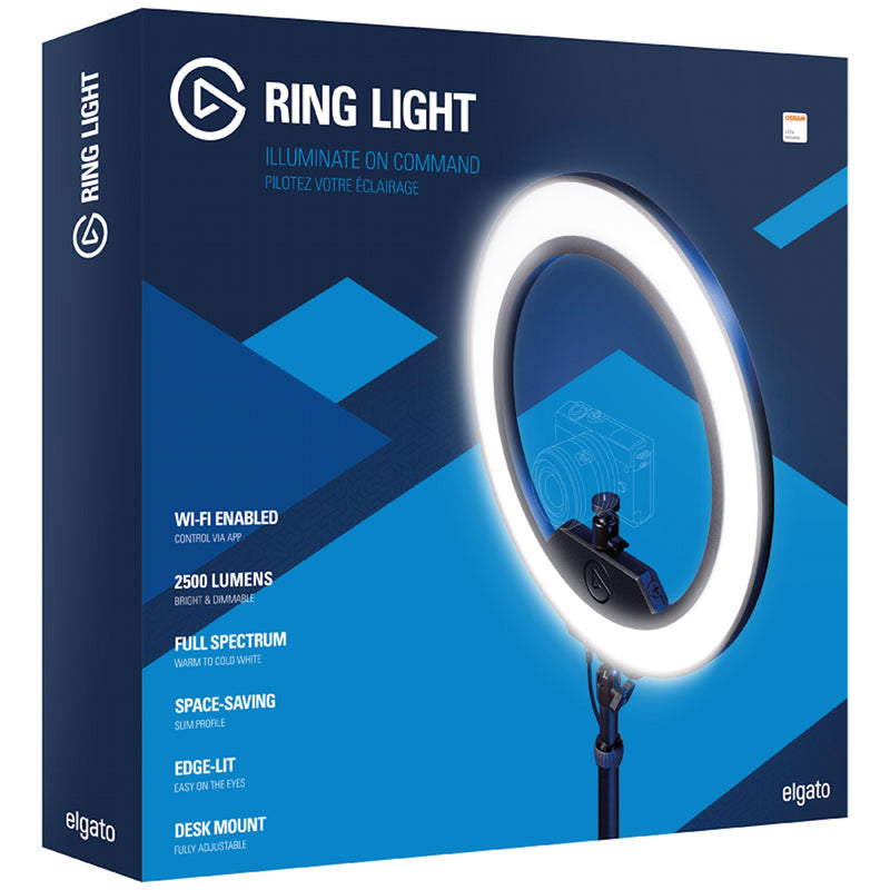 Elgato Ring Light Professional Studio and Streaming Lighting