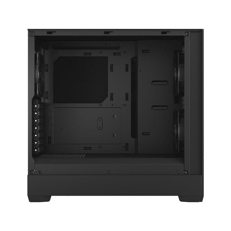 Fractal Design Pop Silent (Black TG) Gaming Case w/ Clear Glass Window, ATX, Sound-Damping Steel & Foam, 3 Fans