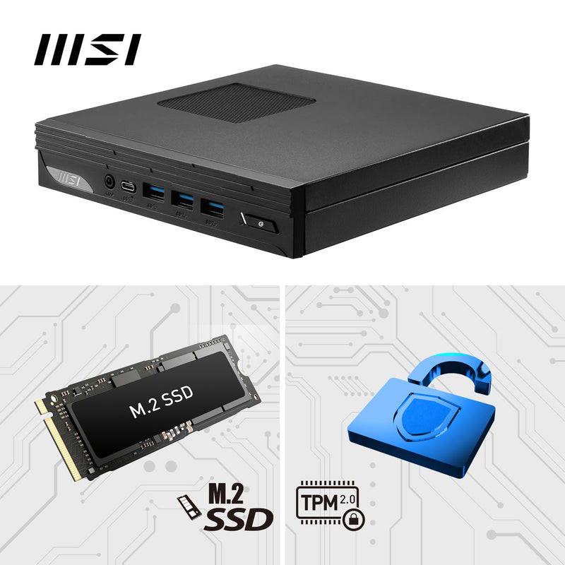 MSI Pro DP10 13M, Intel Core i5 1340P - Mini PC (Barebone)