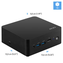 MSI Cubi NUC 1M, Intel Core 5 120U (14th Gen) - Mini PC (Barebone)