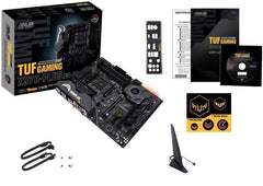 Asus TUF GAMING X570-PLUS (Wi-Fi), AMD X570 Motherboard, AM4, ATX, 4 DDR4, HDMI, DP, XFire, Wi-Fi, PCIe4, RGB Lighting, M.2