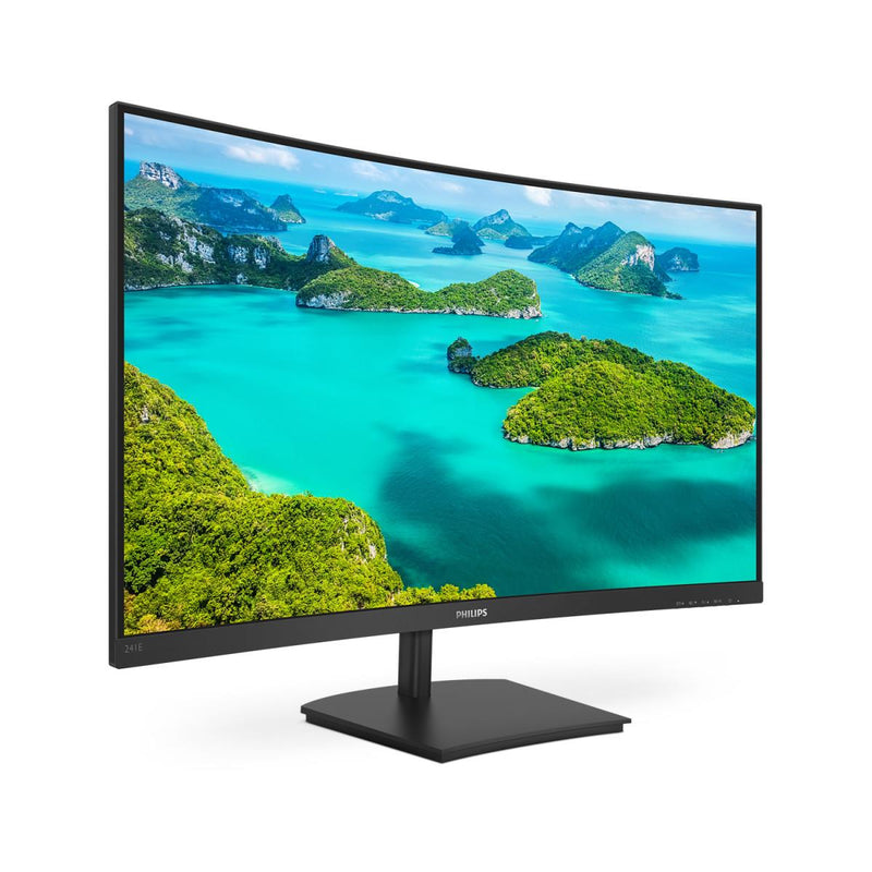 Philips 241E1SC 24" Full HD 75Hz LED Curved  - Black