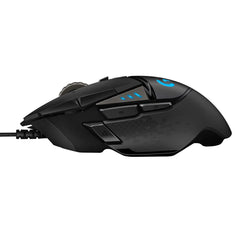 Logitech G502 (25600dpi) High Performance 11-Button Wired USB HERO Optical Gaming Computer Mouse (Black)