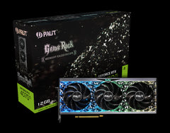 Palit RTX4070 TI GameRock, PCIe4, 12GB DDR6X, HDMI, 3 DP, 2610MHz Clock, RGB Lighting