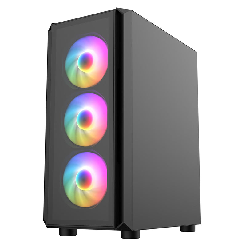 CRONUS Achos V2 Mid Tower Gaming Case - Black