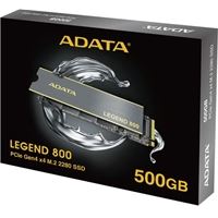 Adata Legend 800 500GB NVMe SSD, PCIe Gen4, M.2 Interface, Heatsink