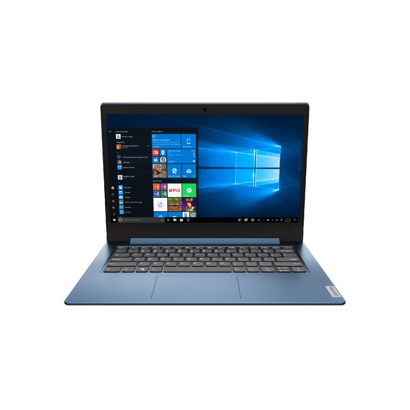 Lenovo IdeaPad 1, 14" HD Notebook, Intel Celeron N, 4GB RAM 64GB SSD, Windows 10 Home S, Blue (81VU0001UK)