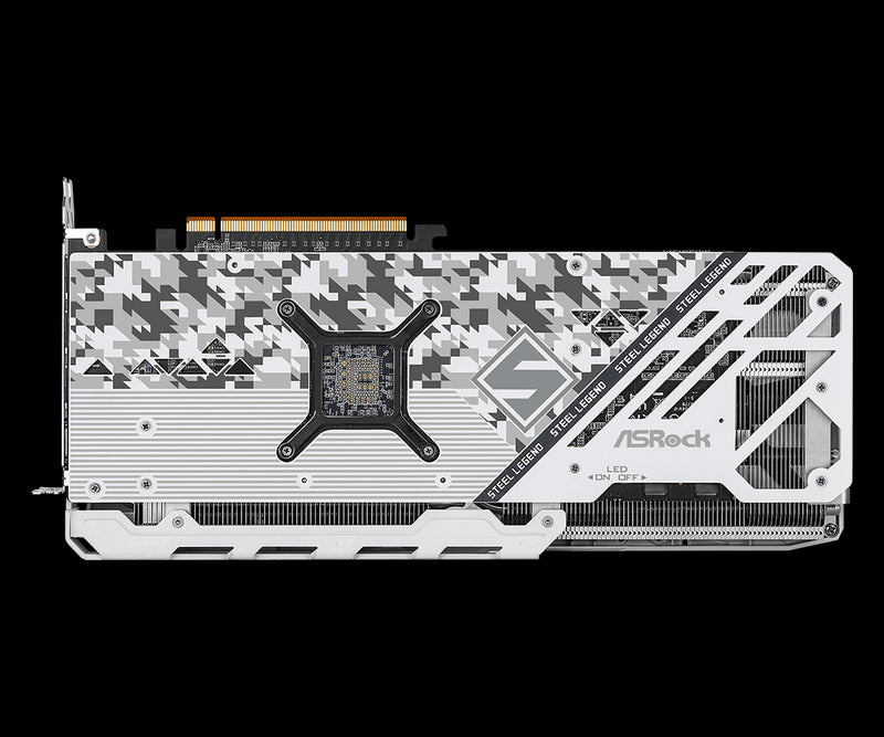 ASRock AMD Radeon™ RX7700 XT Steel Legend 12GB OC, PCIe4, 12GB DDR6, HDMI, 3 DP, 2599MHz Clock, RGB, Overclocked