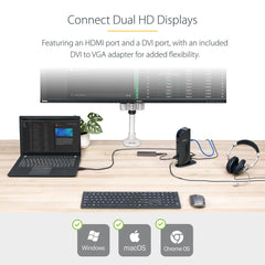 Startech Dual Monitor USB 3.0 Docking Station