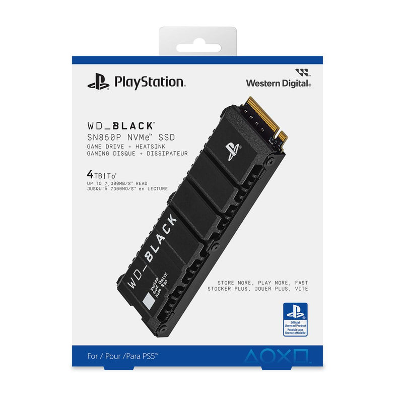 WD Black SN850P NVMe SSD with Heatsink for PS5 - 1TB