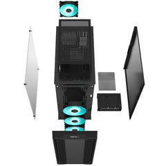 DeepCool CC560 Case, Gaming, Black, Mid Tower