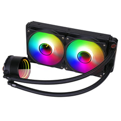 CiT Pro Glacier Infinity Black AIO Cooler, 240mm, 2x 120mm ARGB Fans