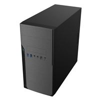 CiT Classic Micro Tower 2 x USB 3.0 / 2 x USB 2.0 Black Case with 500W PSU