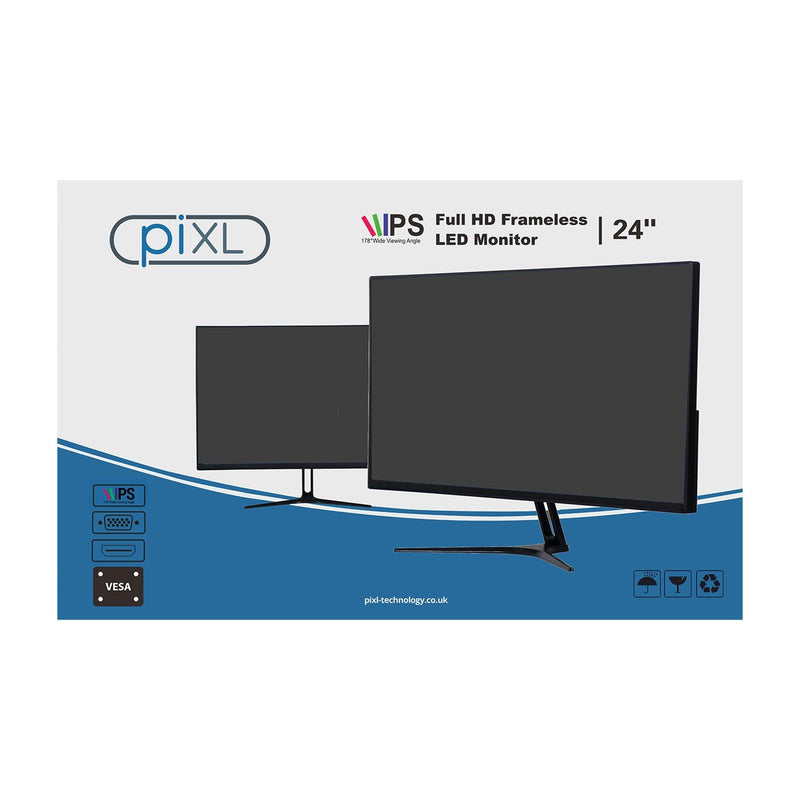 piXL 24" Frameless Monitor - Black (PX24IVHFP)