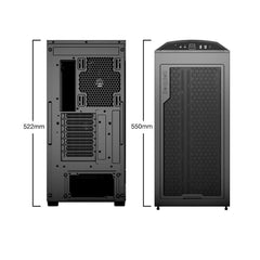 be quiet! Shadow Base 800 Case, DX,ARGB, Black, Mid Tower with Tempered Glass Window, 3x 140mm Fans, USB 3.2 Gen2,E-ATX/ATX/mATX/mITX