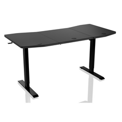 Nitro Concepts D16E Electric Adjustable Sit/Stand Gaming Desk - Carbon Black