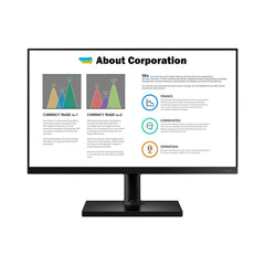 Samsung F24T450FQR - T45F Series - LED monitor - Full HD (1080p) - 24