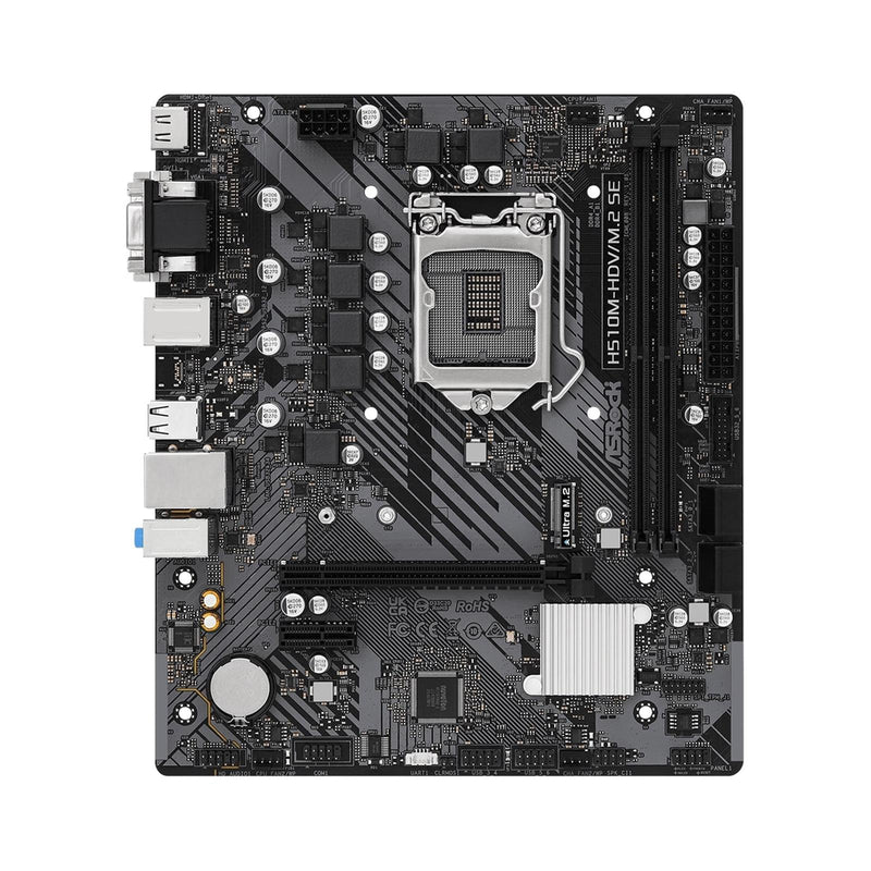 ASRock H510M-HDV/M.2 SE Motherboard, Intel Socket 1200