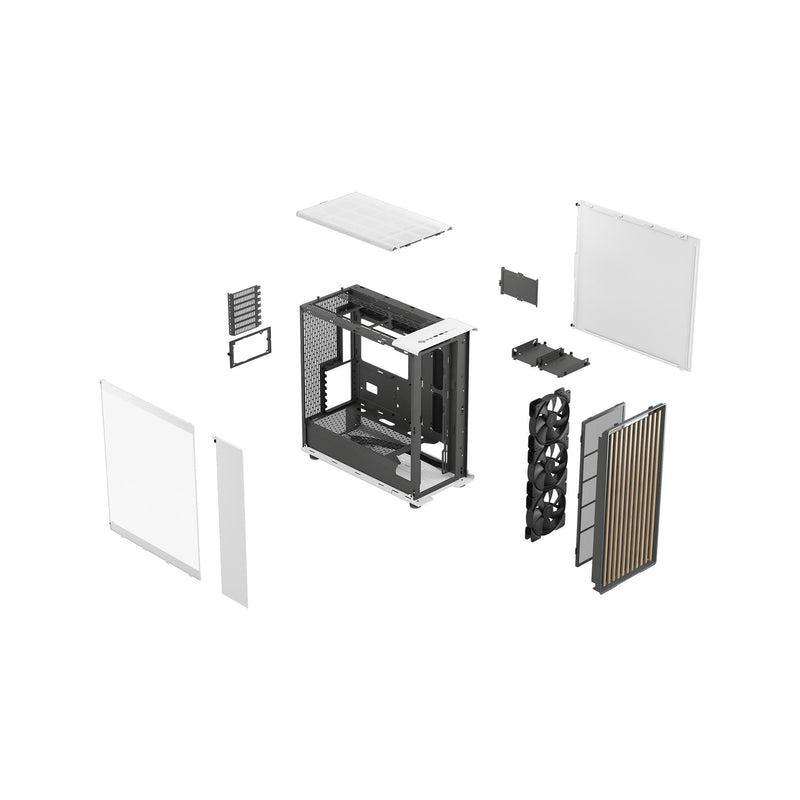 Fractal Design North XL Chalk White (TG Clear) Case