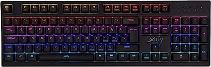 Xtrfy K2-RGB Mechanical Gaming Keyboard, Kailh Red Switches, RGB Lighting, Unlimited Anti Ghosting Keys