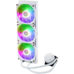 Cooler Master MasterLiquid ML360L ARGB V2 All In One Liquid CPU Cooler - 360mm, White