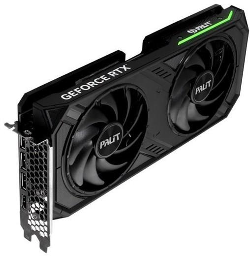 Palit RTX4070 DUAL, PCIe4, 12GB DDR6X, HDMI, 3 DP, 2475MHz Clock, RGB Lighting