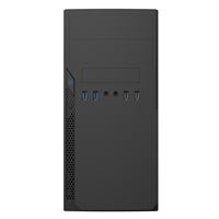 CiT Classic Micro Tower 2 x USB 3.0 / 2 x USB 2.0 Black Case with 500W PSU