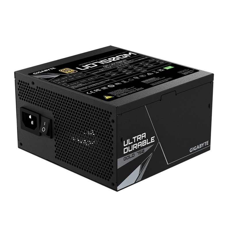 Gigabyte UD750GM 750W 80 PLUS Gold Fully Modular Power Supply, Active PFC, 120mm Rifle Bearing Fan