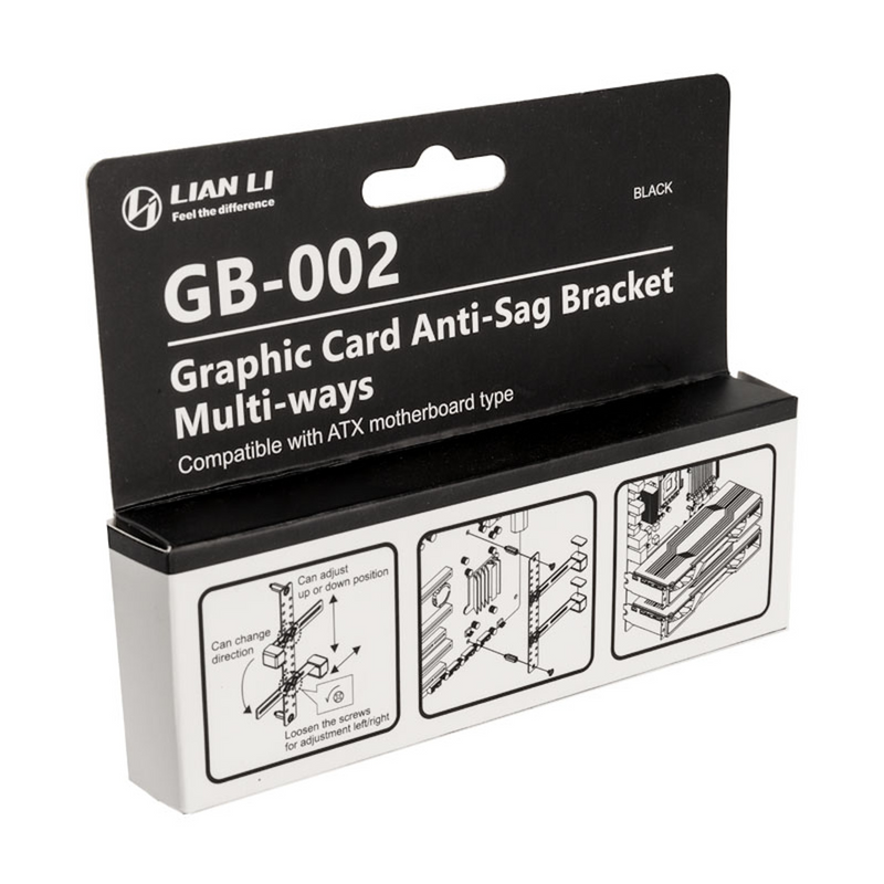 Lian Li GB-002 Anti Sag Bracket for VGA Cards - Black