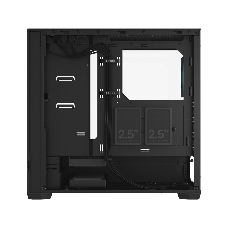 Fractal Design Pop Air RGB (Black TG) Gaming Case w/ Clear Glass Window, ATX, Hexagonal Mesh Front, 3 RGB Fans & ARGB Controller