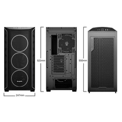 be quiet! Shadow Base 800 FX ARGB Mid Tower Case - Black