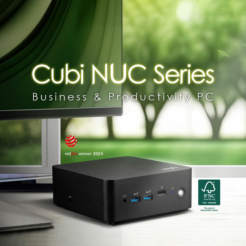 MSI Cubi NUC 1M, Intel Core 5 120U (14th Gen) - Mini PC (Barebone)