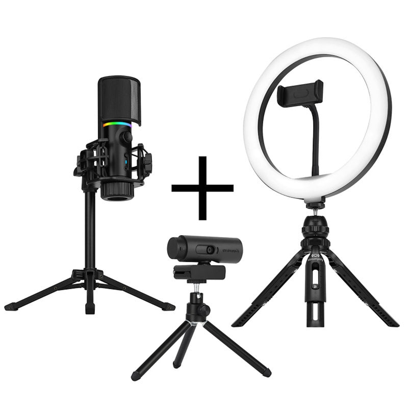 Streamplify Starter Bundle Including Mic, Tripod, Cam & Light 10