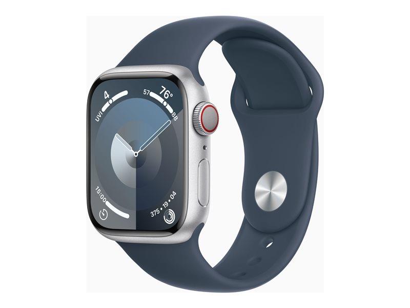 Apple Watch Series 9 (GPS + Cellular) - 41 mm - Storm Blue - Band Size: M/L