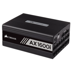 Corsair 1600W AXI Series AX1600I Digital PSU, Fluid Dynamic Fan, Fully Modular, 80+ Titanium