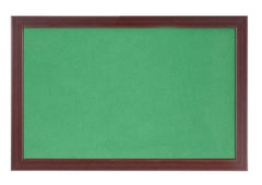 Bi-Office Earth-It Green Felt Noticeboard Cherry Wood Frame 1200x900mm DD