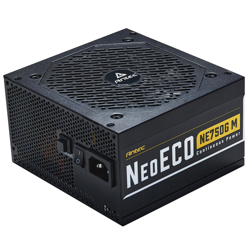 ANTEC NeoECO NE750G M 750W PSU, 80 PLUS Gold, Heavy-Duty Japanese Capacitors