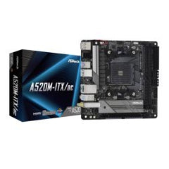 Asrock A520M-ITX/AC, AMD A520, AM4, Mini ITX, 2 DDR4, HDMI, DP, AC Wi-Fi, M.2